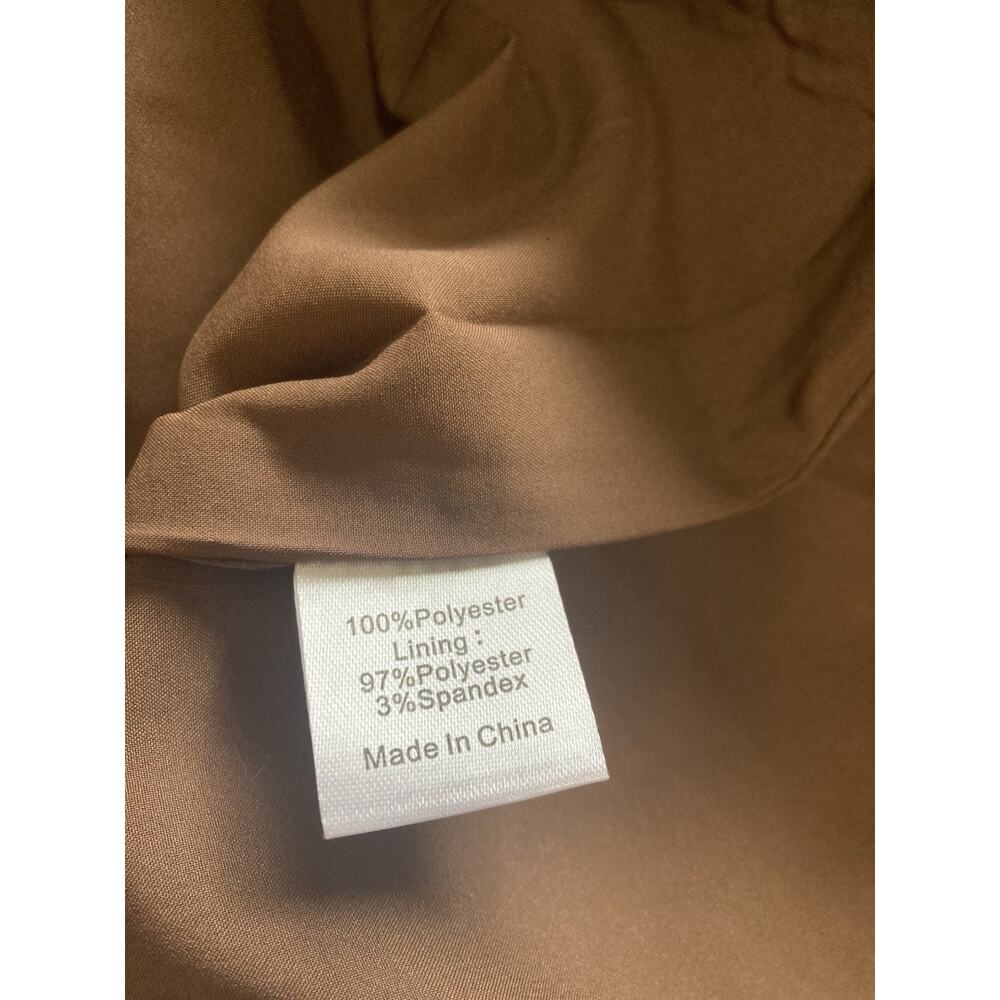 TUCKERNUCK Neapolitan Tweed Sleeveless Jackie Dress Brown Green Size Large - Picture 11 of 11